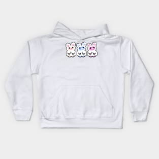 Three Chibis (Sheepish) Kids Hoodie